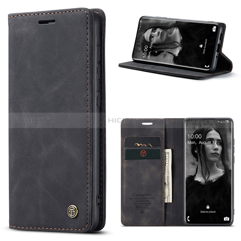 Coque Portefeuille Livre Cuir Etui Clapet C01S pour Samsung Galaxy S20 5G Noir Plus
