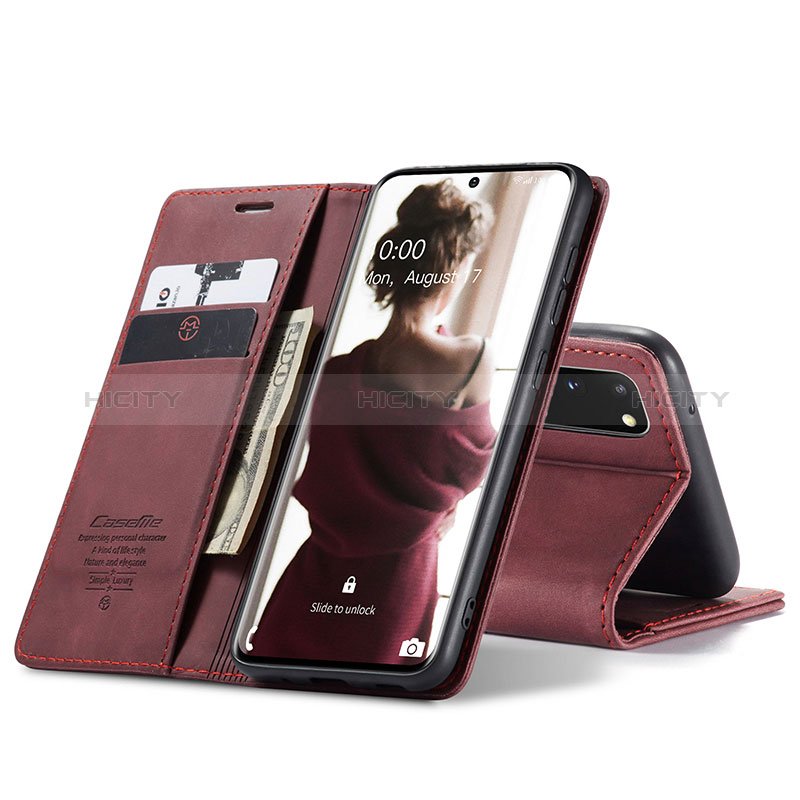 Coque Portefeuille Livre Cuir Etui Clapet C01S pour Samsung Galaxy S20 5G Plus