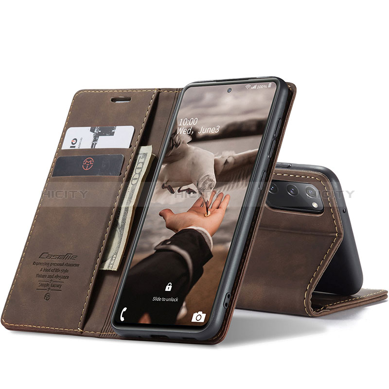 Coque Portefeuille Livre Cuir Etui Clapet C01S pour Samsung Galaxy S20 FE (2022) 5G Plus