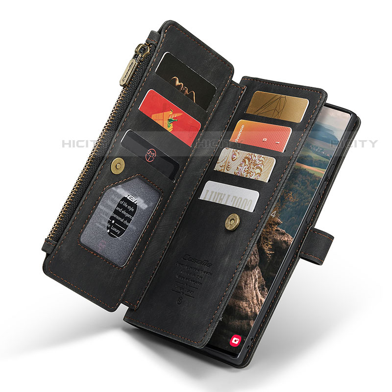 Coque Portefeuille Livre Cuir Etui Clapet C01S pour Samsung Galaxy S22 Ultra 5G Plus