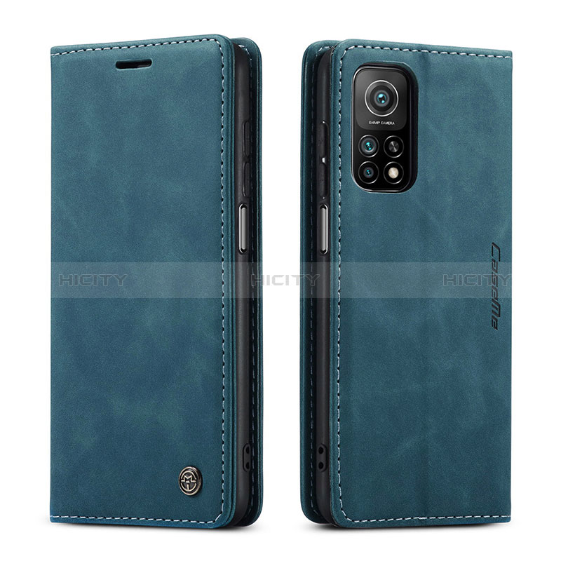 Coque Portefeuille Livre Cuir Etui Clapet C01S pour Xiaomi Redmi K30S 5G Bleu Plus