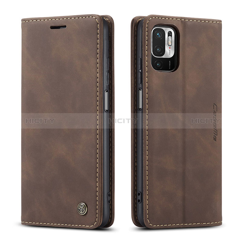 Coque Portefeuille Livre Cuir Etui Clapet C01S pour Xiaomi Redmi Note 11 SE 5G Marron Plus