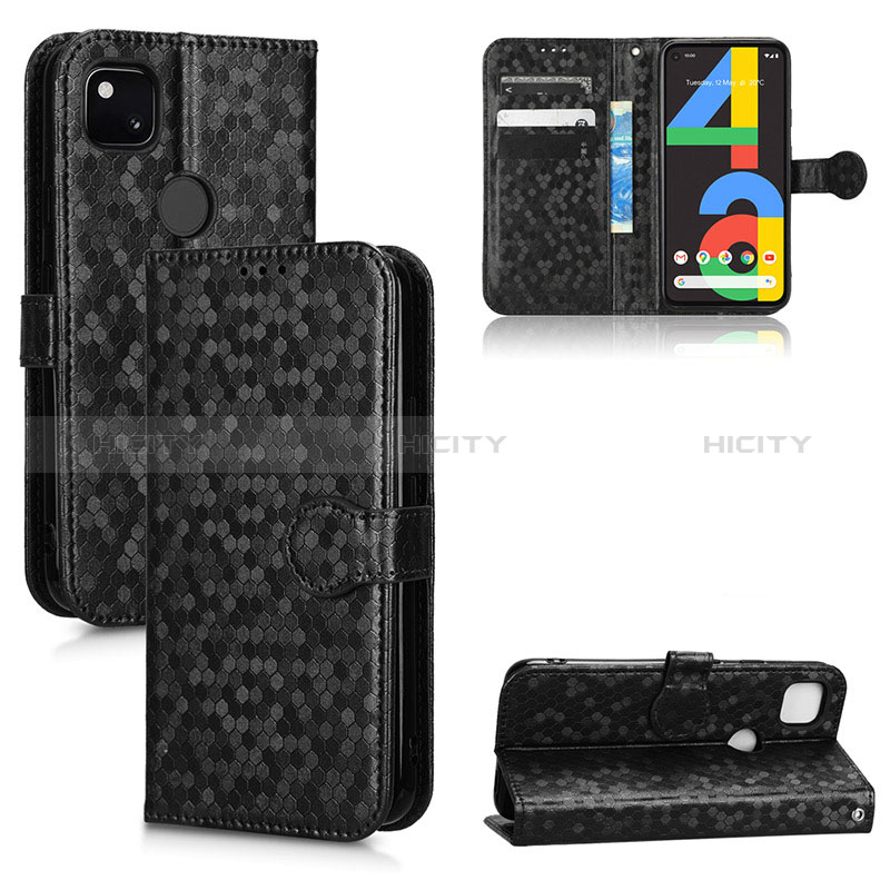 Coque Portefeuille Livre Cuir Etui Clapet C01X pour Google Pixel 4a Plus