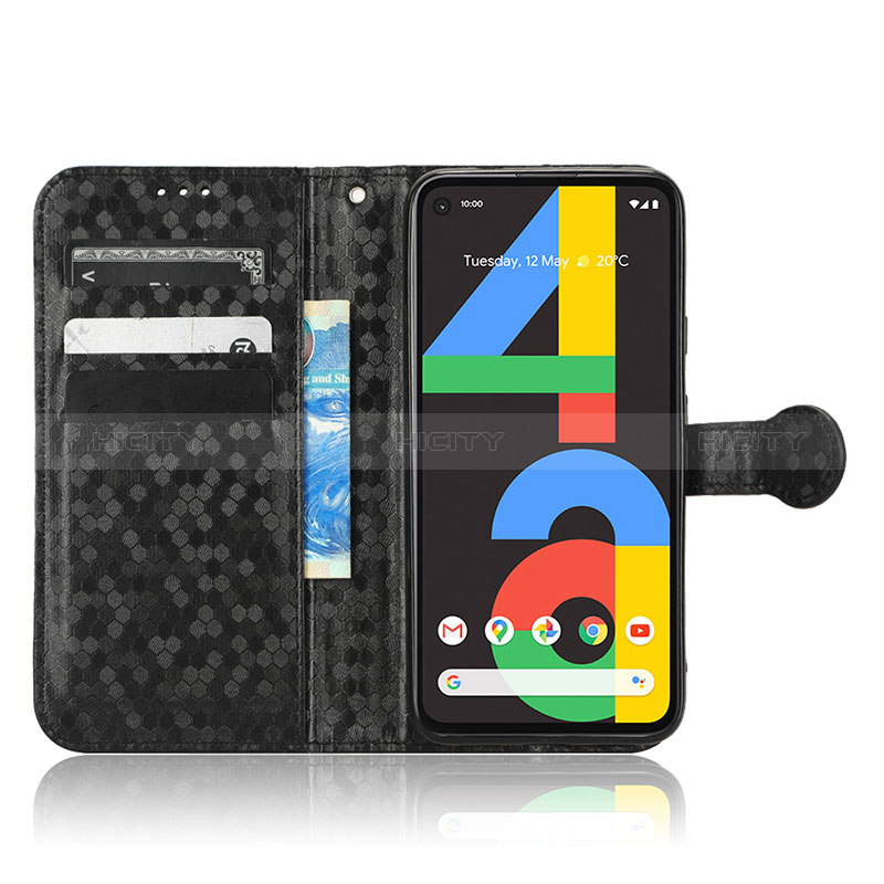 Coque Portefeuille Livre Cuir Etui Clapet C01X pour Google Pixel 4a Plus