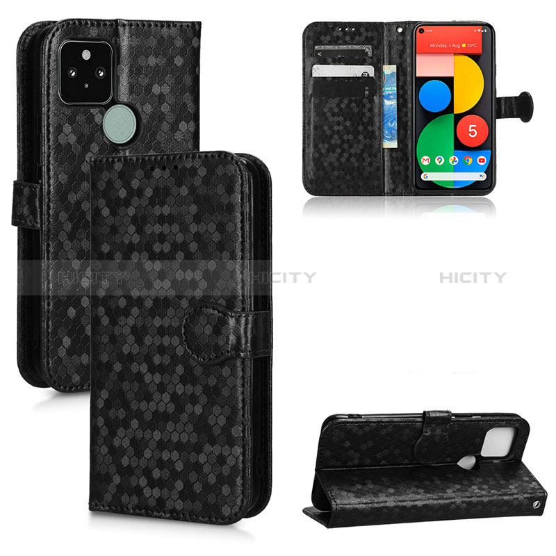 Coque Portefeuille Livre Cuir Etui Clapet C01X pour Google Pixel 5 Plus