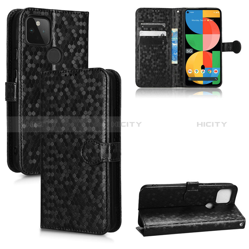 Coque Portefeuille Livre Cuir Etui Clapet C01X pour Google Pixel 5a 5G Plus