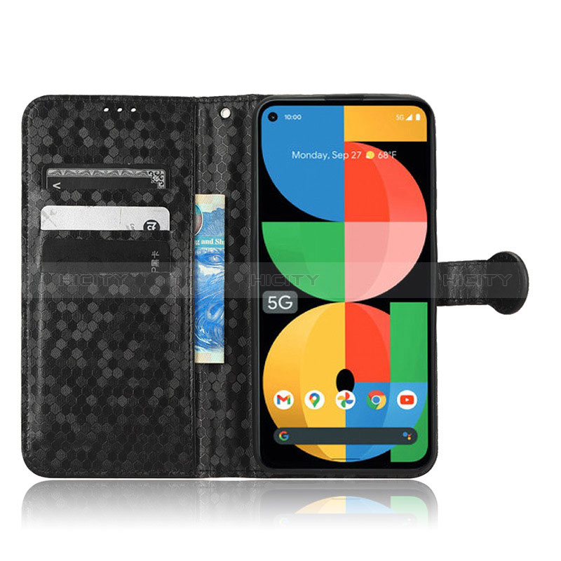 Coque Portefeuille Livre Cuir Etui Clapet C01X pour Google Pixel 5a 5G Plus