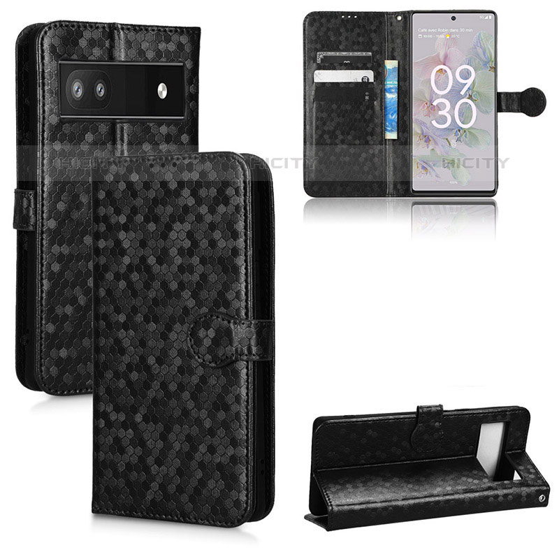 Coque Portefeuille Livre Cuir Etui Clapet C01X pour Google Pixel 6a 5G Plus