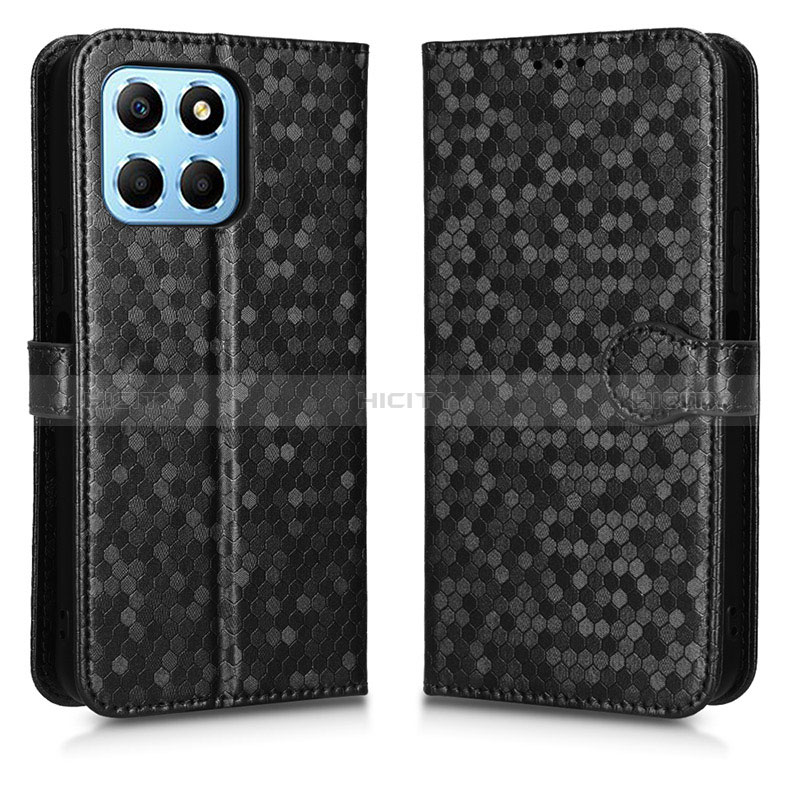 Coque Portefeuille Livre Cuir Etui Clapet C01X pour Huawei Honor 70 Lite 5G Noir Plus