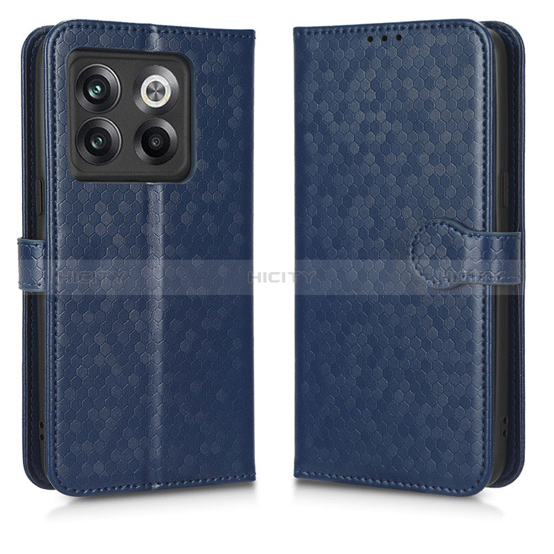 Coque Portefeuille Livre Cuir Etui Clapet C01X pour OnePlus Ace Pro 5G Bleu Plus