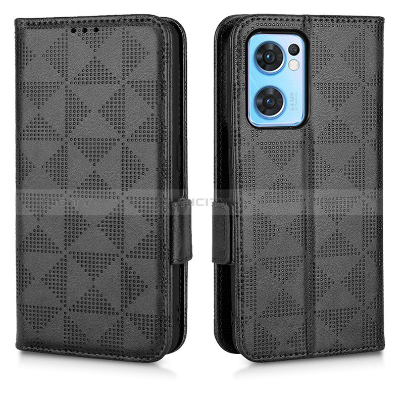 Coque Portefeuille Livre Cuir Etui Clapet C01X pour OnePlus Nord CE 2 5G Noir Plus