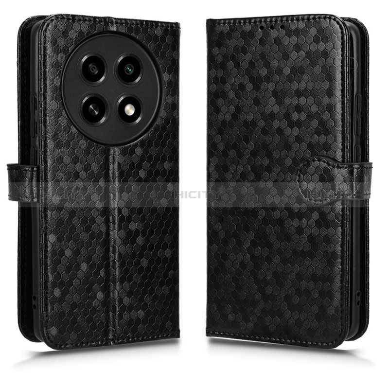 Coque Portefeuille Livre Cuir Etui Clapet C01X pour Oppo A2 Pro 5G Noir Plus