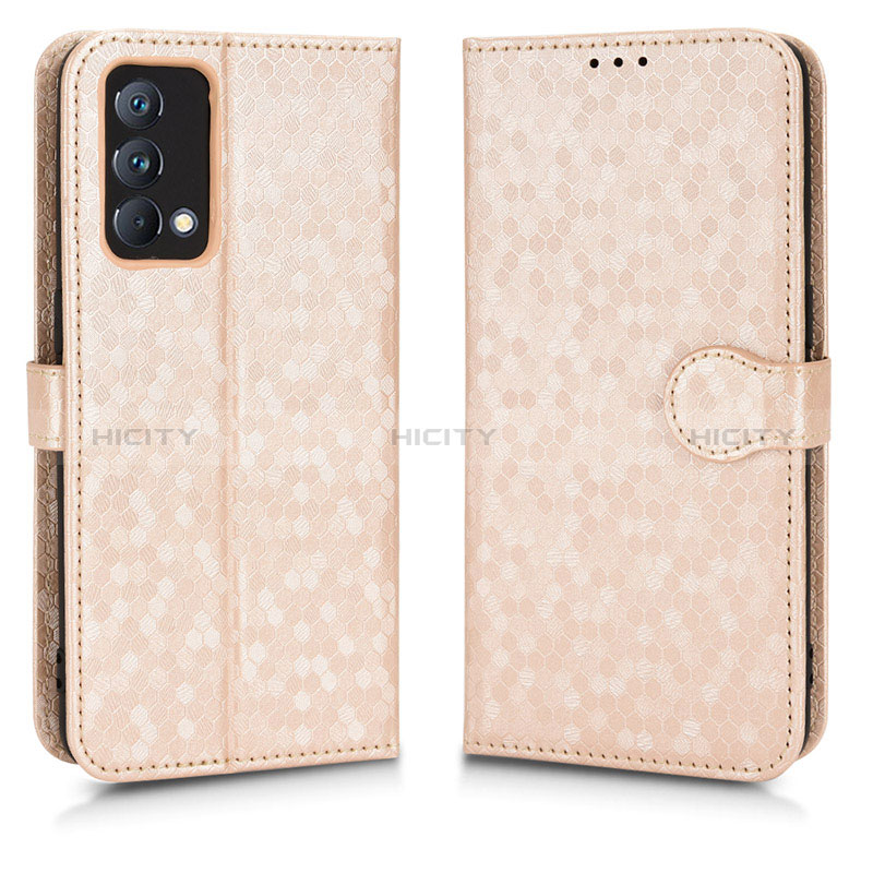 Coque Portefeuille Livre Cuir Etui Clapet C01X pour Realme GT Master 5G Or Plus