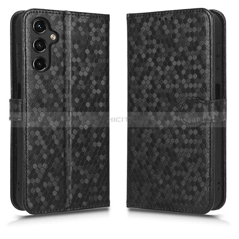 Coque Portefeuille Livre Cuir Etui Clapet C01X pour Samsung Galaxy A14 5G Noir Plus