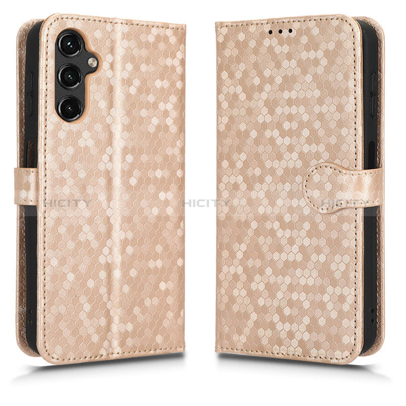 Coque Portefeuille Livre Cuir Etui Clapet C01X pour Samsung Galaxy Jump3 5G Or Plus