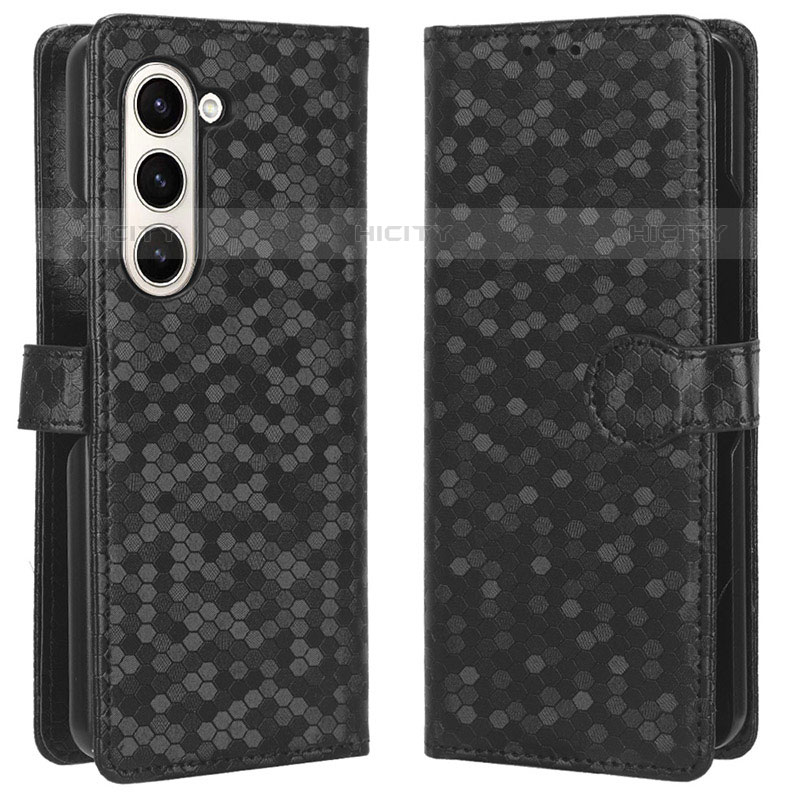 Coque Portefeuille Livre Cuir Etui Clapet C01X pour Samsung Galaxy Z Fold5 5G Plus