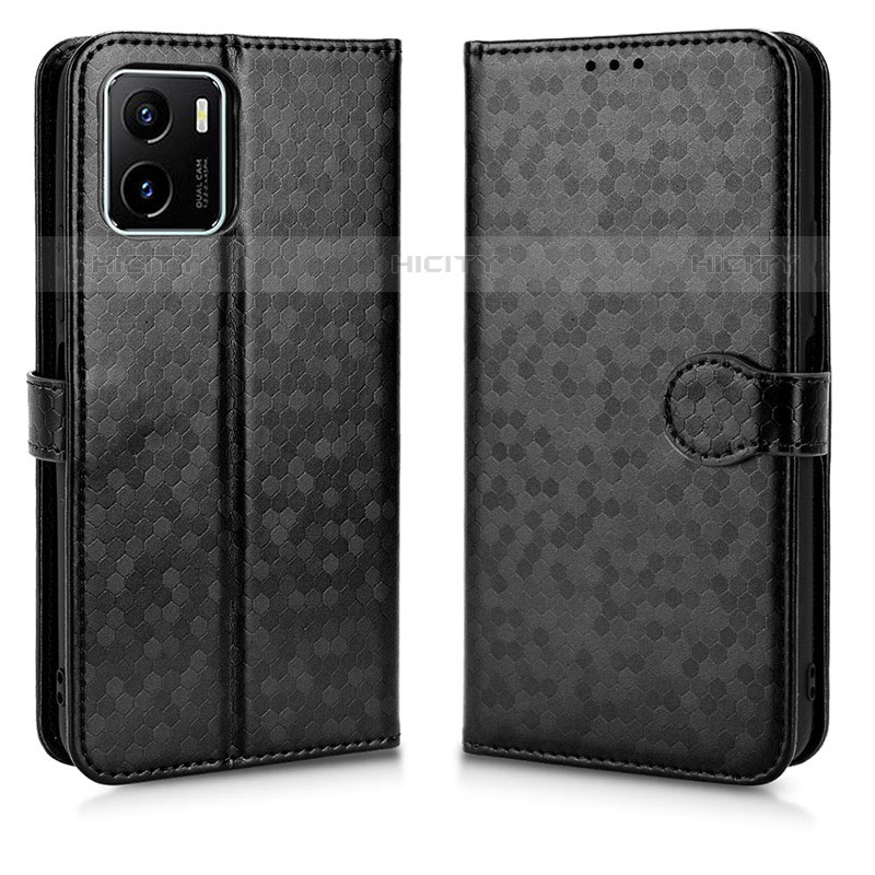 Coque Portefeuille Livre Cuir Etui Clapet C01X pour Vivo iQOO U5x Noir Plus