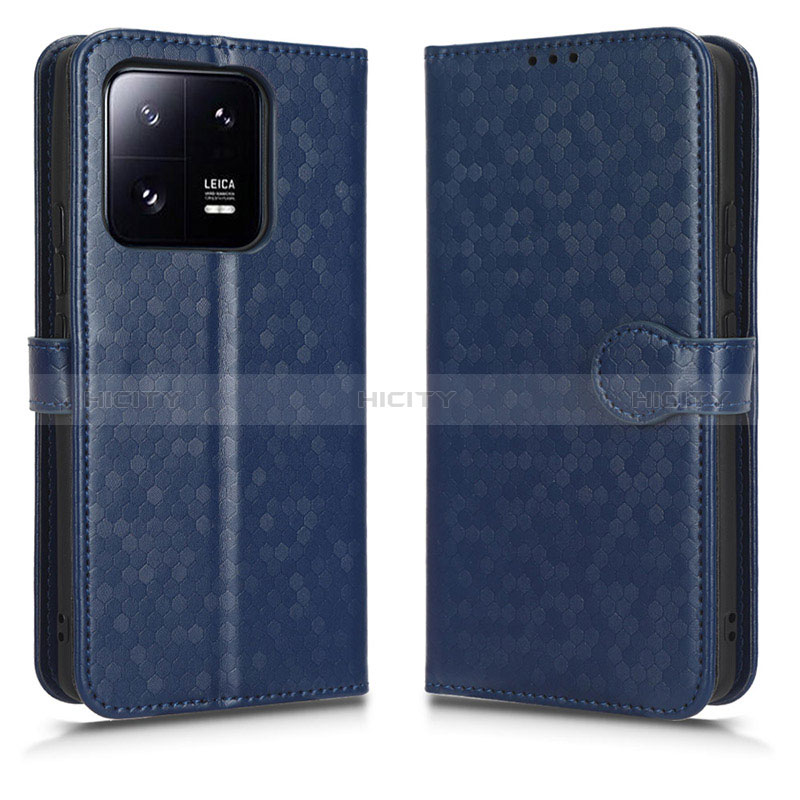 Coque Portefeuille Livre Cuir Etui Clapet C01X pour Xiaomi Mi 13 5G Bleu Plus