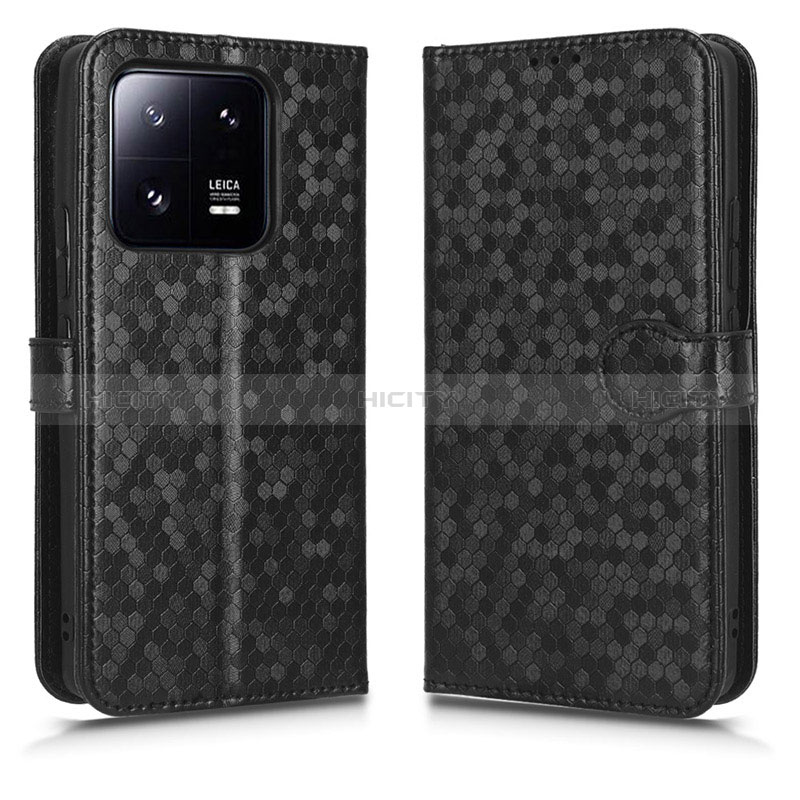 Coque Portefeuille Livre Cuir Etui Clapet C01X pour Xiaomi Mi 13 Pro 5G Noir Plus