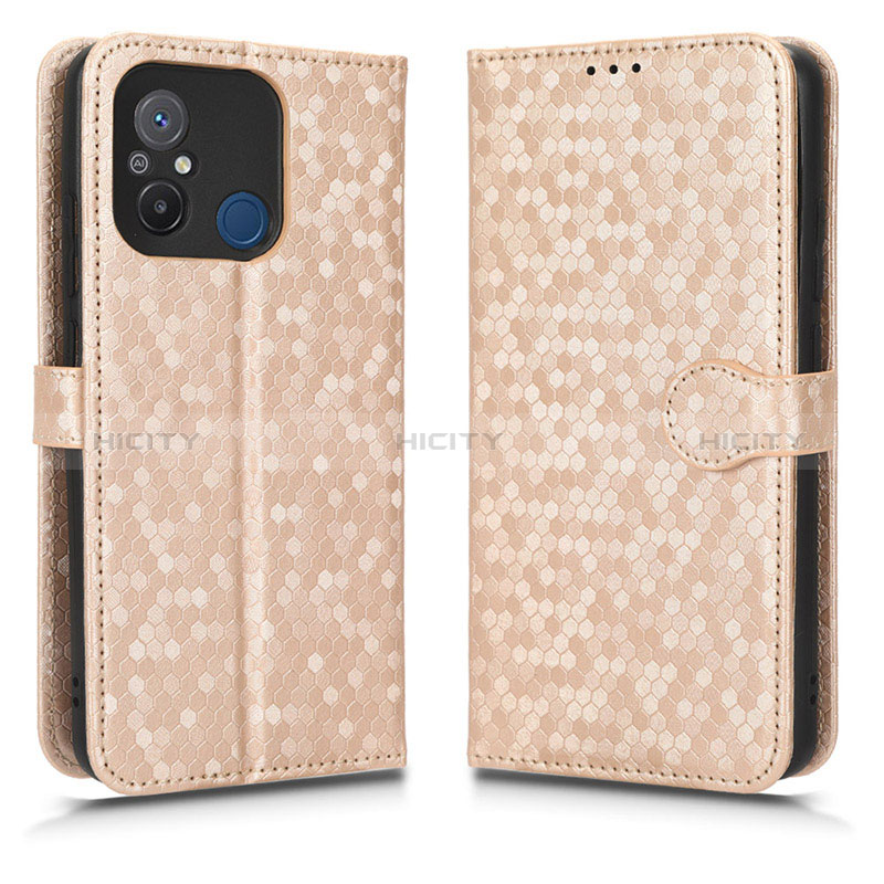 Coque Portefeuille Livre Cuir Etui Clapet C01X pour Xiaomi Poco C55 Or Plus