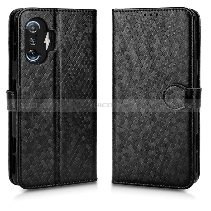 Coque Portefeuille Livre Cuir Etui Clapet C01X pour Xiaomi Redmi K40 Gaming 5G Noir Plus