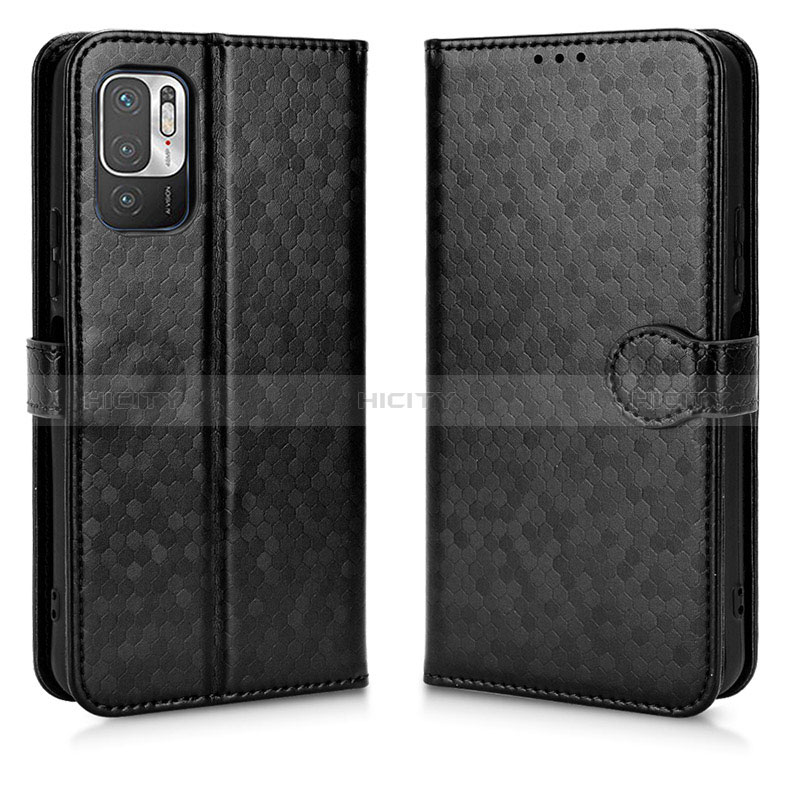 Coque Portefeuille Livre Cuir Etui Clapet C01X pour Xiaomi Redmi Note 10 JE 5G Noir Plus