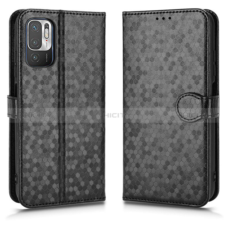 Coque Portefeuille Livre Cuir Etui Clapet C01X pour Xiaomi Redmi Note 10T 5G Noir Plus