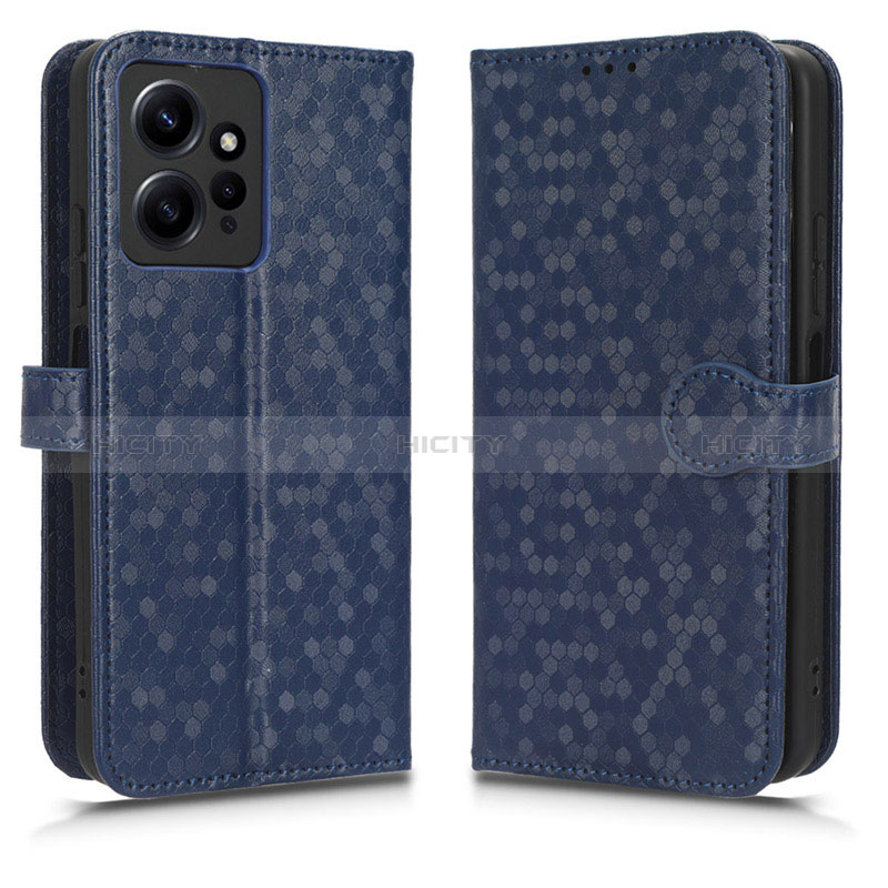 Coque Portefeuille Livre Cuir Etui Clapet C01X pour Xiaomi Redmi Note 12 4G Bleu Plus