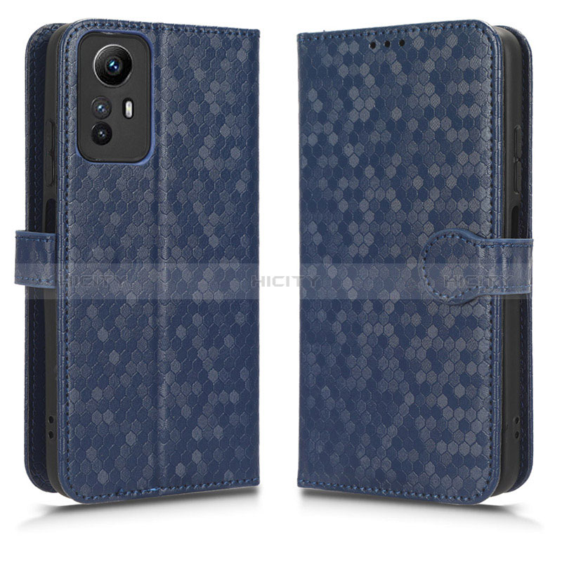 Coque Portefeuille Livre Cuir Etui Clapet C01X pour Xiaomi Redmi Note 12S Bleu Plus