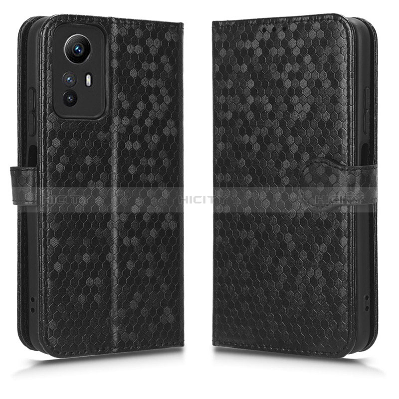 Coque Portefeuille Livre Cuir Etui Clapet C01X pour Xiaomi Redmi Note 12S Noir Plus