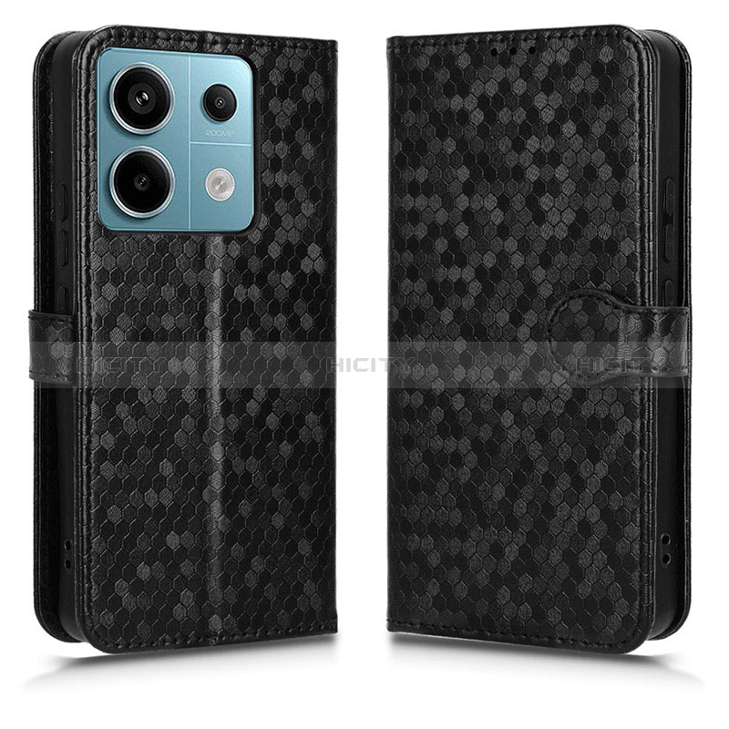 Coque Portefeuille Livre Cuir Etui Clapet C01X pour Xiaomi Redmi Note 13 Pro 5G Noir Plus