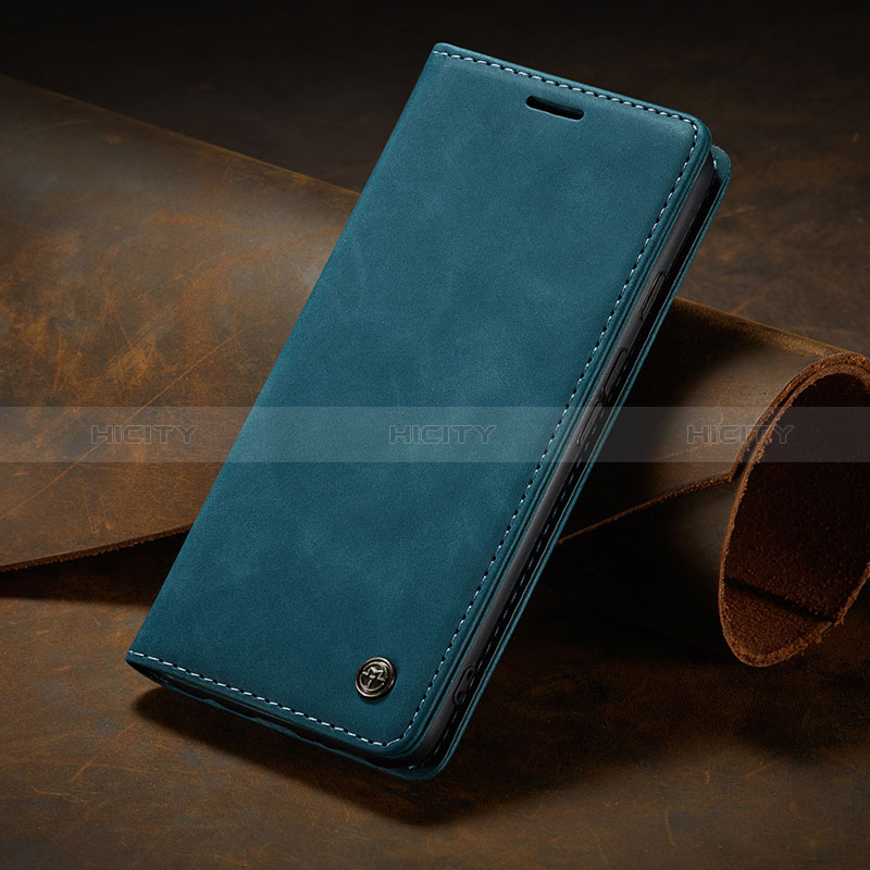 Coque Portefeuille Livre Cuir Etui Clapet C02S pour Google Pixel 7 Pro 5G Bleu Plus