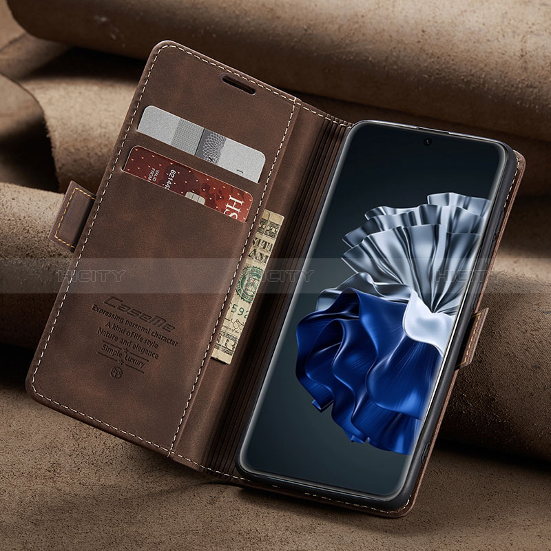 Coque Portefeuille Livre Cuir Etui Clapet C02S pour Huawei P60 Plus