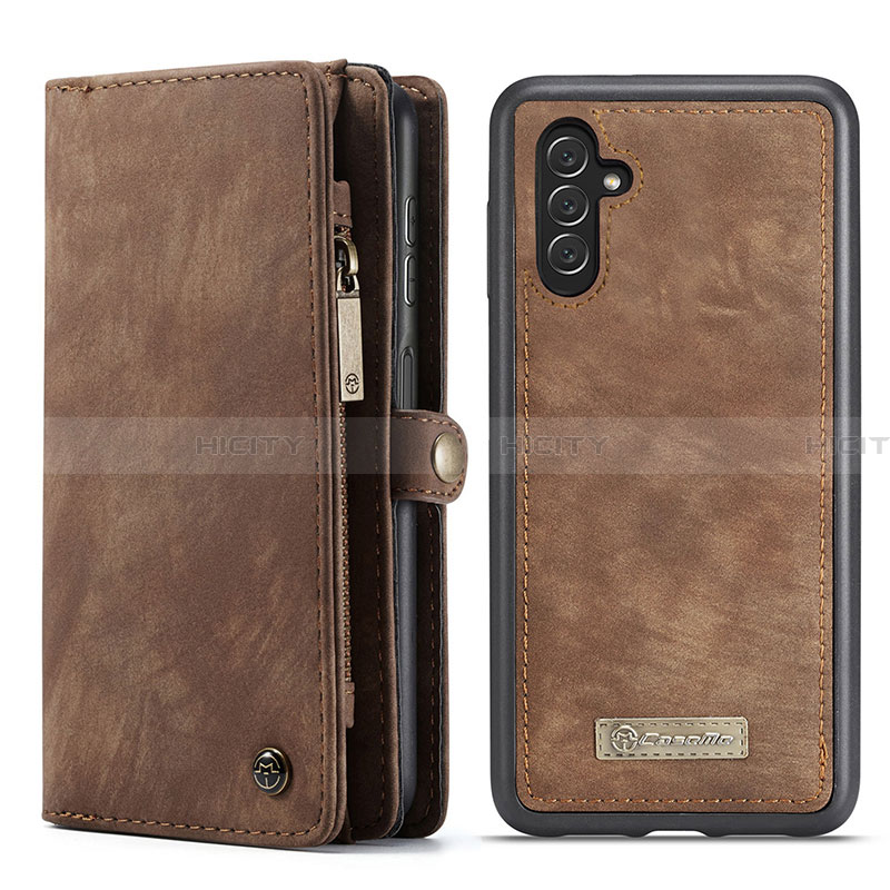 Coque Portefeuille Livre Cuir Etui Clapet C02S pour Samsung Galaxy A13 5G Marron Plus