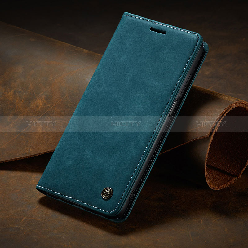 Coque Portefeuille Livre Cuir Etui Clapet C02S pour Xiaomi Mi 10i 5G Bleu Plus