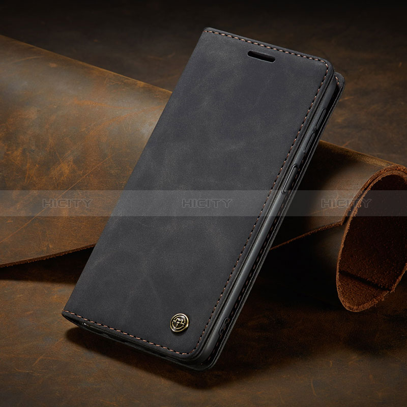 Coque Portefeuille Livre Cuir Etui Clapet C02S pour Xiaomi Redmi Note 10 4G Noir Plus