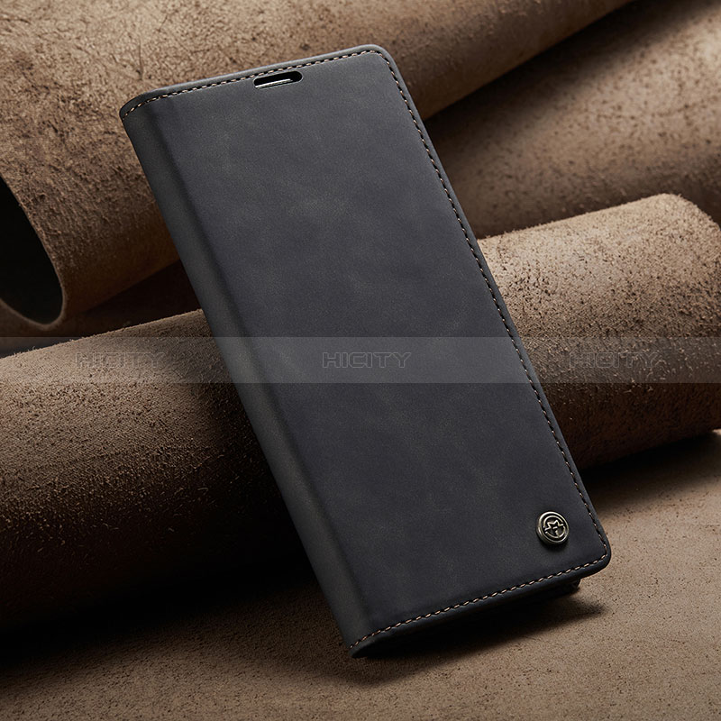 Coque Portefeuille Livre Cuir Etui Clapet C02S pour Xiaomi Redmi Note 10 5G Noir Plus