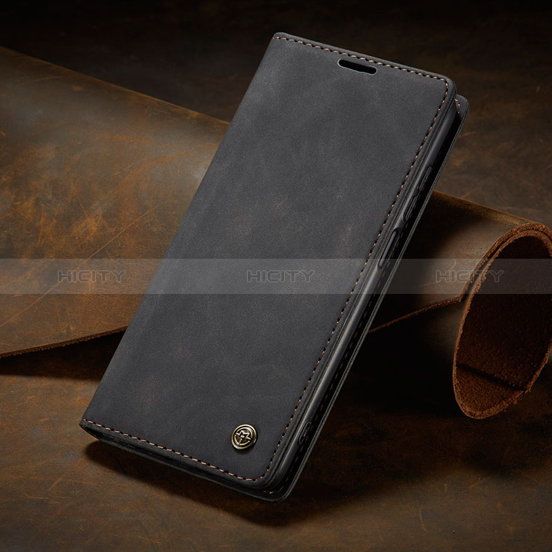 Coque Portefeuille Livre Cuir Etui Clapet C02S pour Xiaomi Redmi Note 9 Pro Max Noir Plus