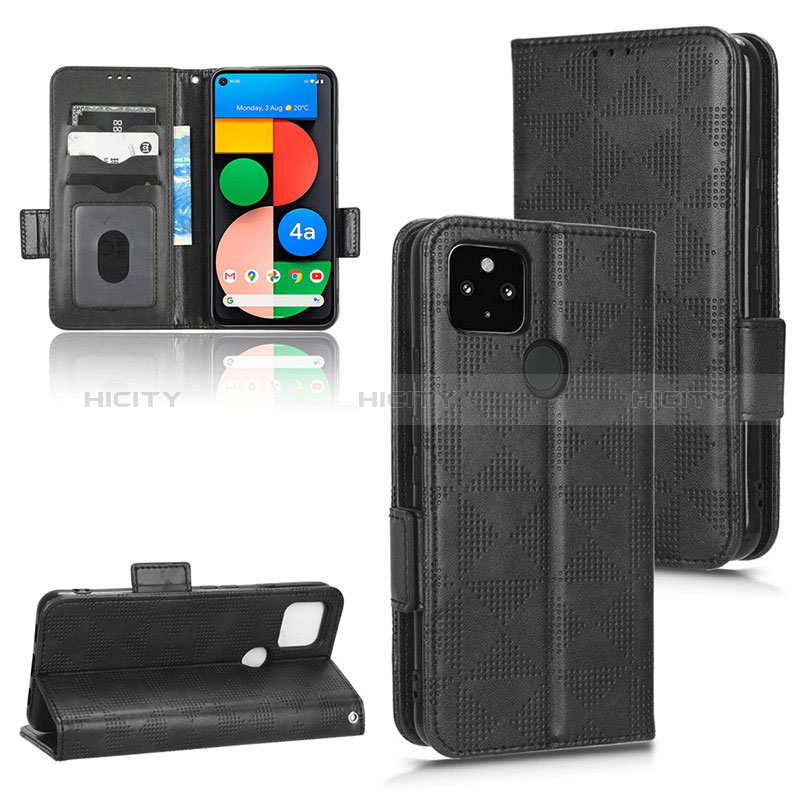 Coque Portefeuille Livre Cuir Etui Clapet C02X pour Google Pixel 4a 5G Plus