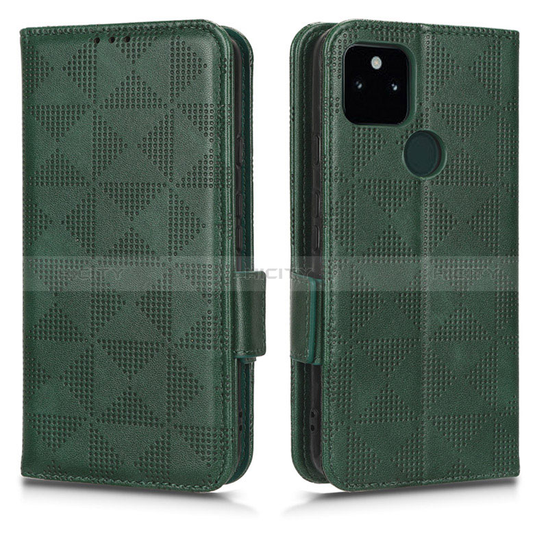 Coque Portefeuille Livre Cuir Etui Clapet C02X pour Google Pixel 5a 5G Plus