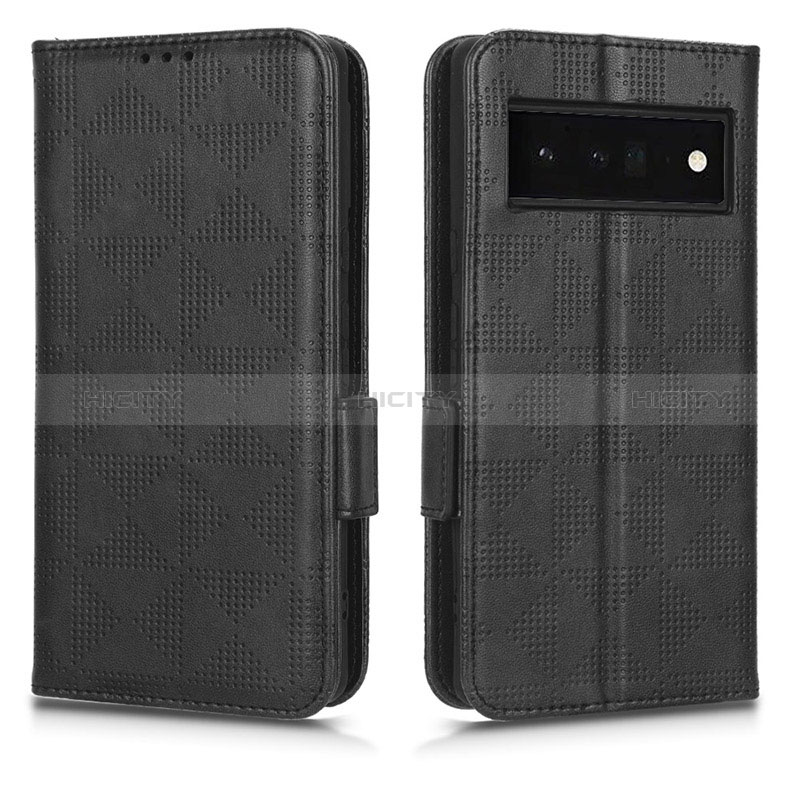 Coque Portefeuille Livre Cuir Etui Clapet C02X pour Google Pixel 6 Pro 5G Plus