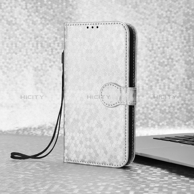 Coque Portefeuille Livre Cuir Etui Clapet C02X pour Huawei Honor Magic4 Lite 5G Argent Plus