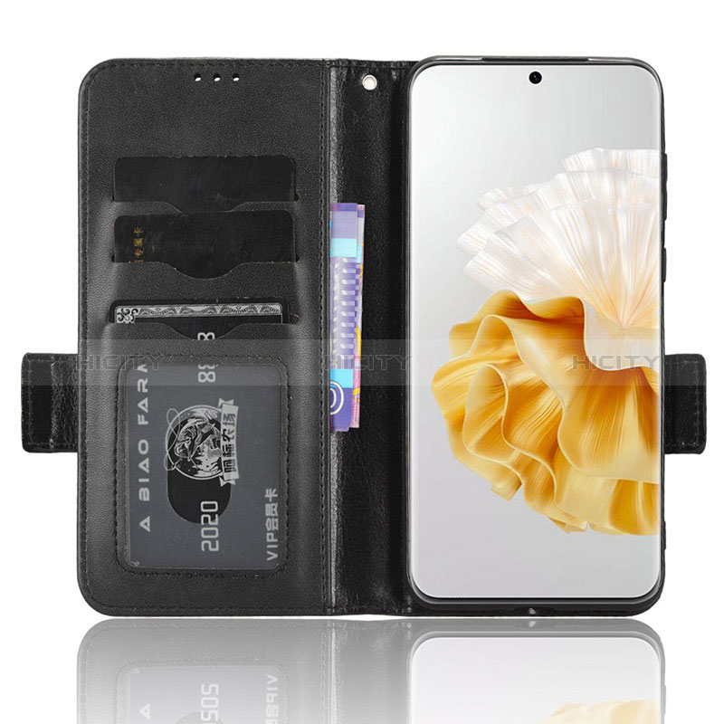 Coque Portefeuille Livre Cuir Etui Clapet C02X pour Huawei P60 Pro Plus