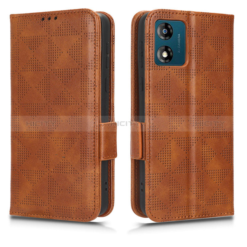 Coque Portefeuille Livre Cuir Etui Clapet C02X pour Motorola Moto E13 Plus