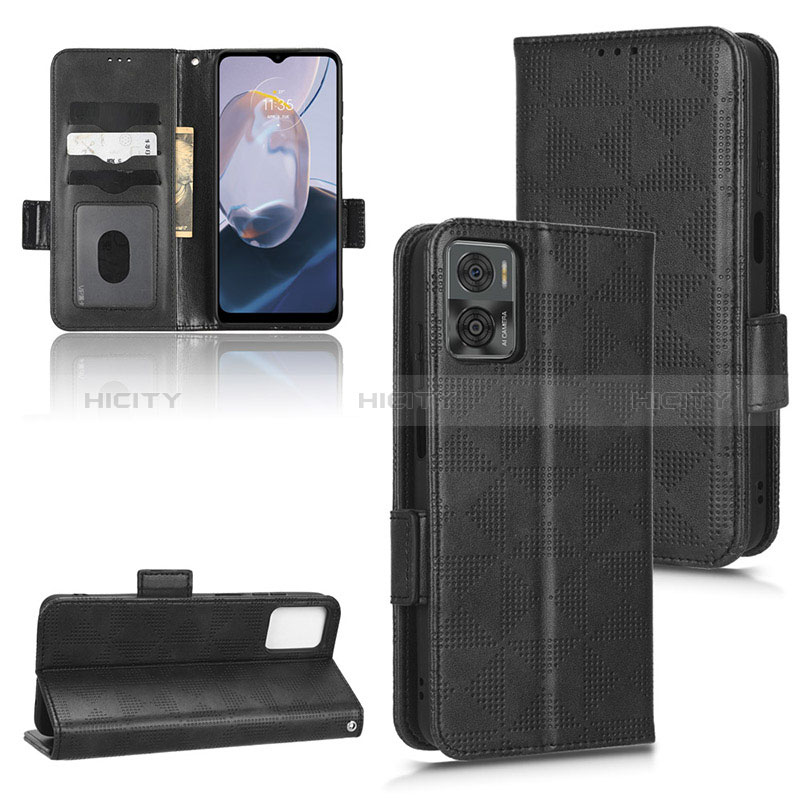 Coque Portefeuille Livre Cuir Etui Clapet C02X pour Motorola Moto E22 Plus