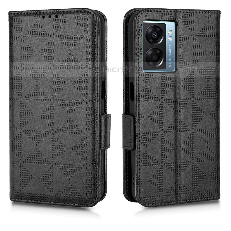 Coque Portefeuille Livre Cuir Etui Clapet C02X pour OnePlus Nord N300 5G Noir Plus