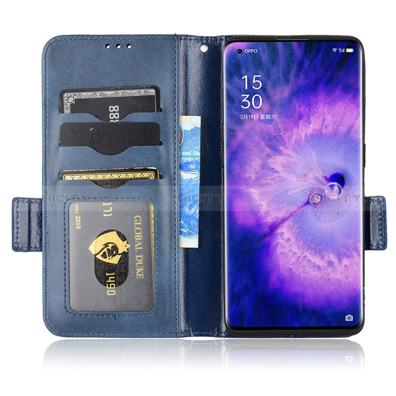 Coque Portefeuille Livre Cuir Etui Clapet C02X pour Oppo Find X5 5G Plus