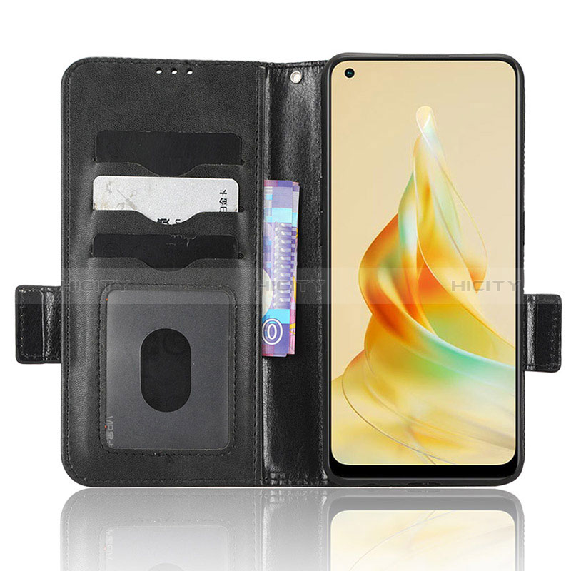 Coque Portefeuille Livre Cuir Etui Clapet C02X pour Oppo Reno8 T 4G Plus