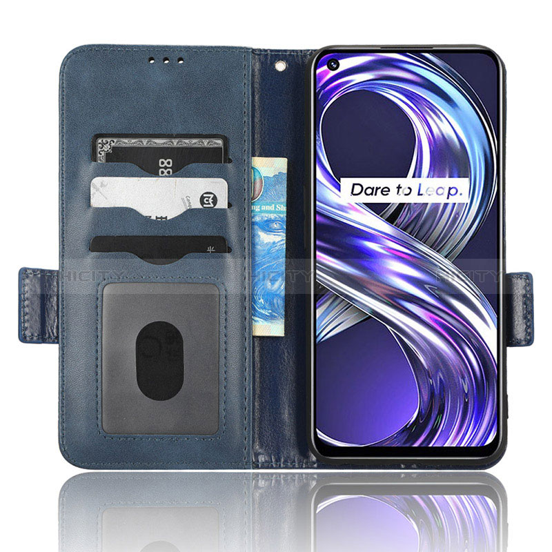 Coque Portefeuille Livre Cuir Etui Clapet C02X pour Realme 8i Plus