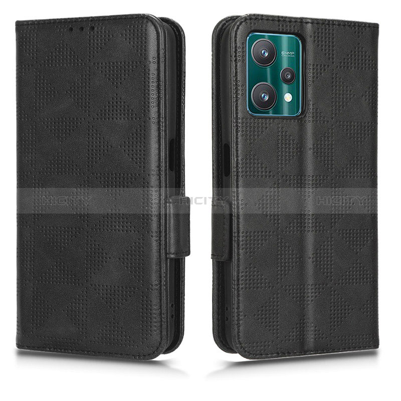 Coque Portefeuille Livre Cuir Etui Clapet C02X pour Realme 9 Pro 5G Noir Plus